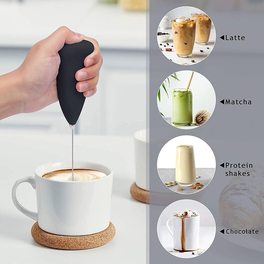 YASH Electric Coffee Blender for Coffee, Lattes & Protein Shakes