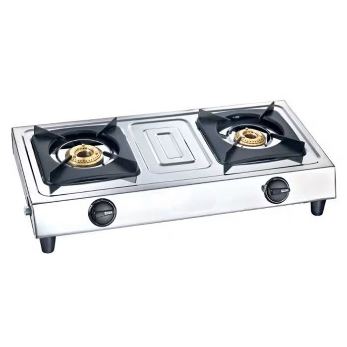 Two Burner Stainless Steel Gas Stove