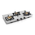 Three Burner Gas Stove- Yash Stoves, Glass Top, Hob (Built-in)